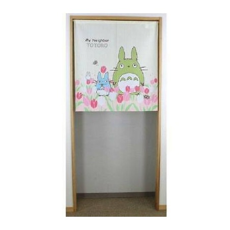 Curtains - RIDEAUX TOTORO TULIPES - MON VOISIN TOTORO