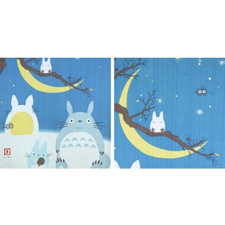 Rideaux - Rideaux Totoro Ciel D'Hiver - Mon Voisin Totoro