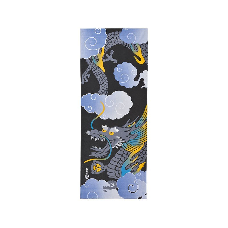 Household linen - TENUGUI EDO DRAGON 35X90