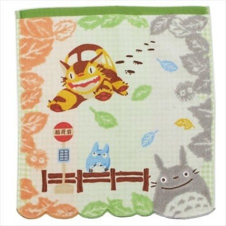 Linge de maison - MINI-SERVIETTE TOTORO ARRÊT DE BUS - MON VOISIN TOTORO