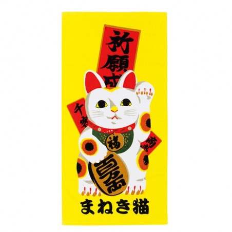SERVIETTE JAPOP MANEKI NEKO 50X100