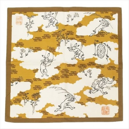 FUROSHIKI CHOJUJINBUTSUGIGA CHAMPS ET COLLINES 50X50