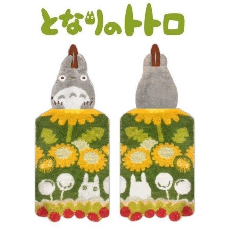 Linge de maison - Serviette Mascotte Totoro Gris 20x45 cm- Mon Voisin Totoro