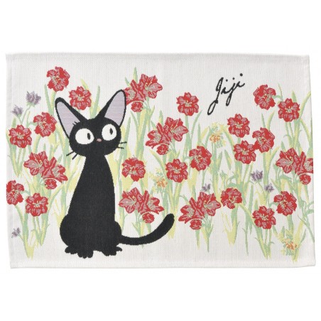 Table Sets - Placemat Jiji Red Flowers - Kiki's Delivery Service