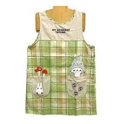 Kitchen and tableware - Totoro checkered Apron 84x61,5 cm - My Neighbor Totoro