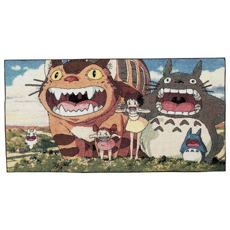 Linge de maison - Grande Serviette Gosai Rugissement 60X120 cm - Mon Voisin Totoro