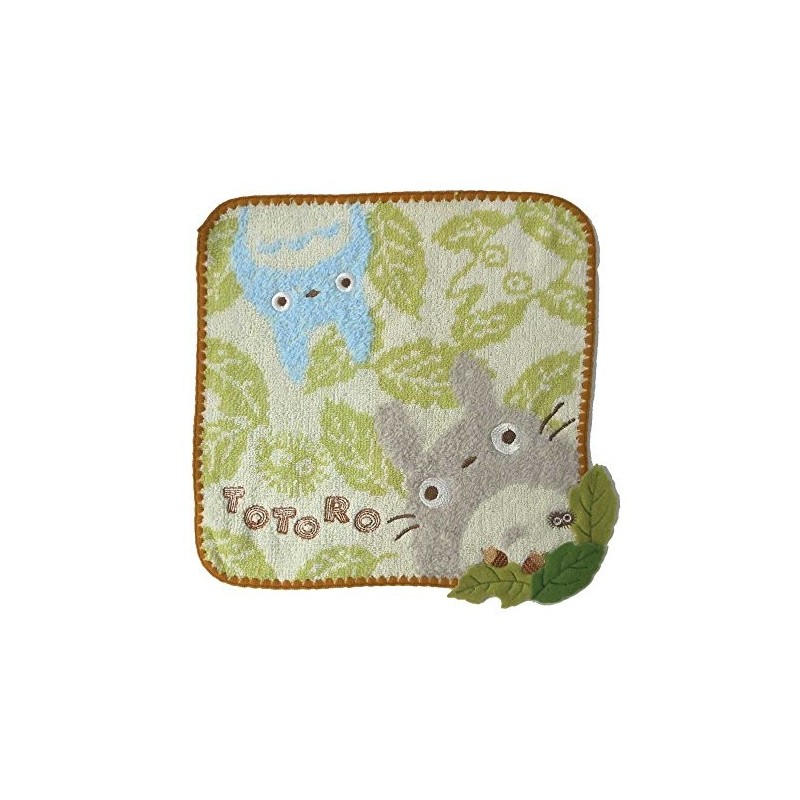 Linge de maison - Mini Serviette Feuille de Chêne 25X25 cm - Mon Voisin Totoro