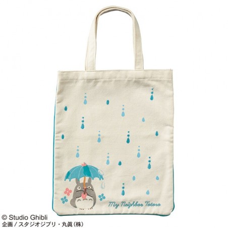 TOTE BAG TOTORO SOUS LA PLUIE - MON VOISIN TOTORO 35X28