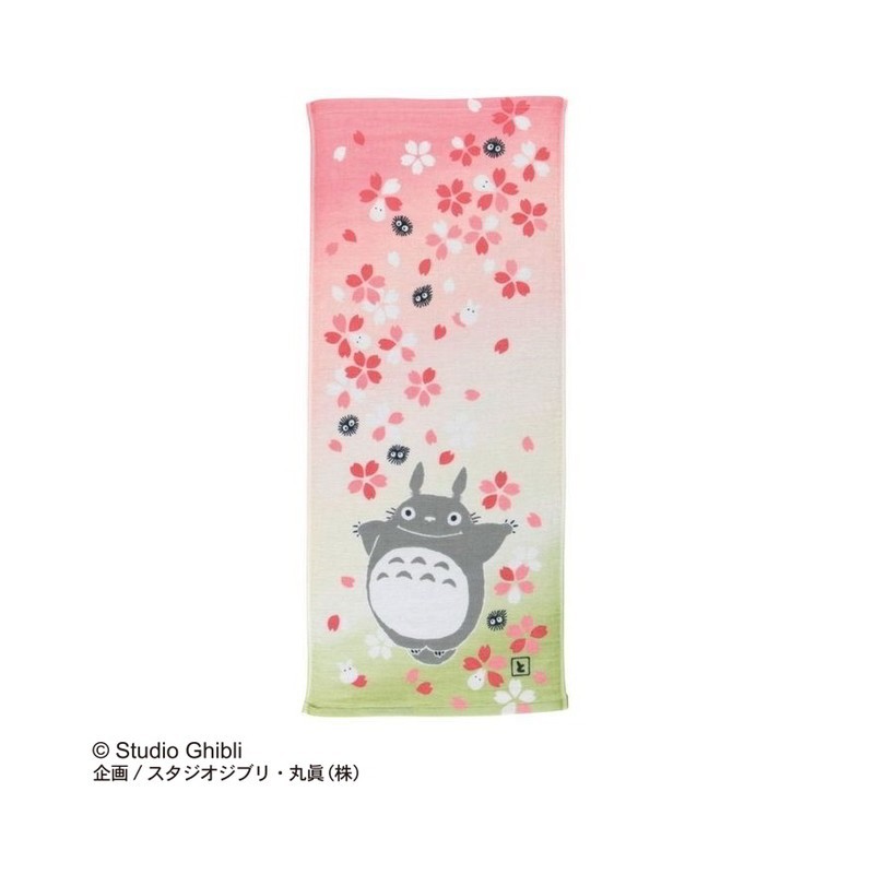 Linge de maison - Serviette Imabari Totoro Hanafubuki 34x80 cm - Mon Voisin Totoro