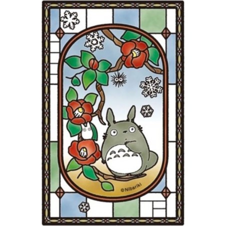 Jigsaw Puzzle - Stained glass Puzzle 126P Totoro Camelia - My Neighbor Totoro