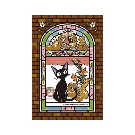 Jigsaw Puzzle - Stained glass Puzzle 126P Jiji - Kiki's Delivery Service