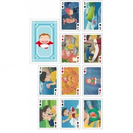 Playing Cards - Movie Scenes Playing Cards - Ponyo on the Cliff