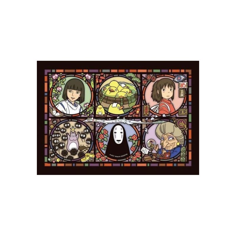 Puzzles - Puzzle Vitrail 208P No Face - Le Voyage de Chihiro