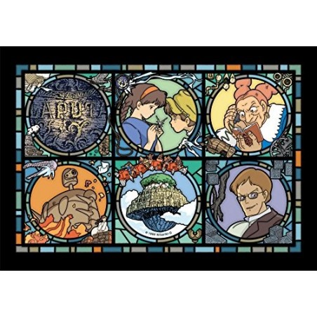 Jigsaw Puzzle - Stained glass Puzzle 208P - Castle in the Sky