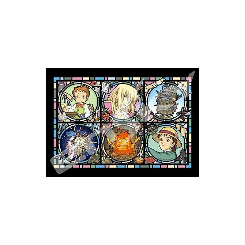 Puzzles - Puzzle Vitrail 208P Galerie des personnages - Le Château ambulant