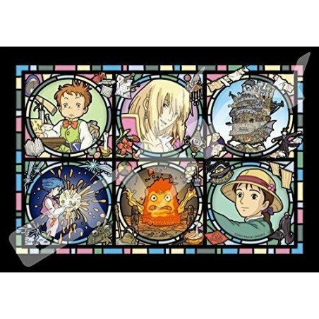 Jigsaw Puzzle - Stained glass Puzzle 208P Characters gallery - Howl's Moving Castle