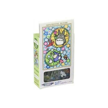 Puzzle - Puzzle Vitrail 126P Totoro Billes de Verre - Mon Voisin Totoro