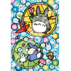 Rompecabezas - Puzzle de vidrieras 126P Totoro Cuentas de vidrio - Mi vecino Totoro