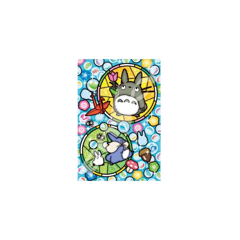 Jigsaw Puzzles - Stained glass Puzzle 126P Glass pearls - My Neighbor Totoro