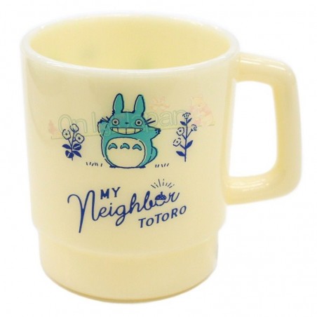 MUG BLANC TOTORO BLEU - MON VOISIN TOTORO 