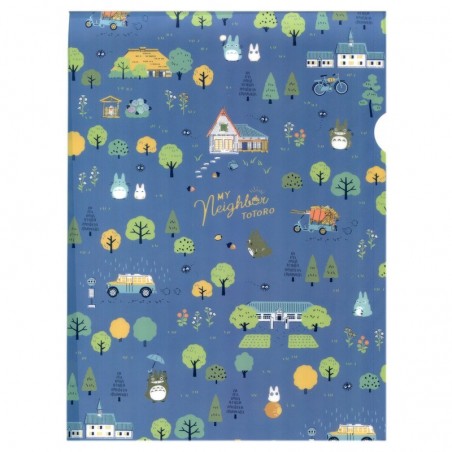 Storage - PLASTIC SHIRT BLUE TOTORO IN THE FOREST-MY NEIGHBOR TOTORO