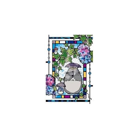 Jigsaw Puzzle - Stained glass Puzzle 126P Totoro Umbrella - My Neighbor Totoro