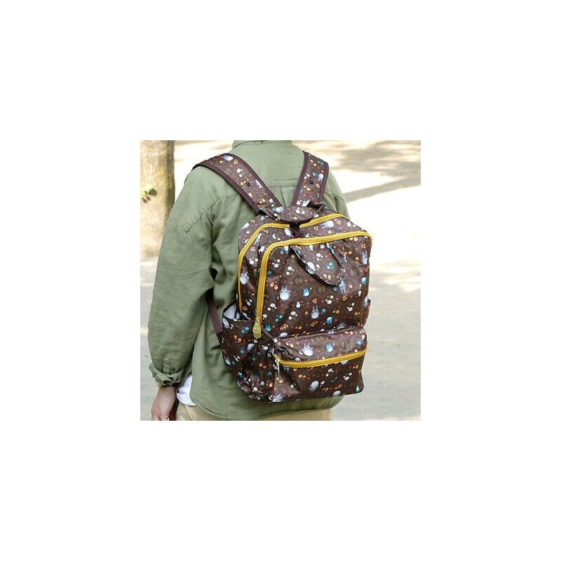 Bags - Foldable backpack Totoro leaf -My Neighbour Totoro