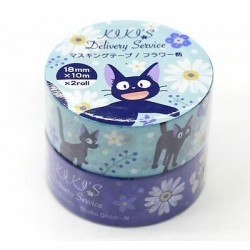 Small equipment - MASKING TAPE SET KIKI FLOWER PATTREN- KIKI'S DELIVERY SERVICE