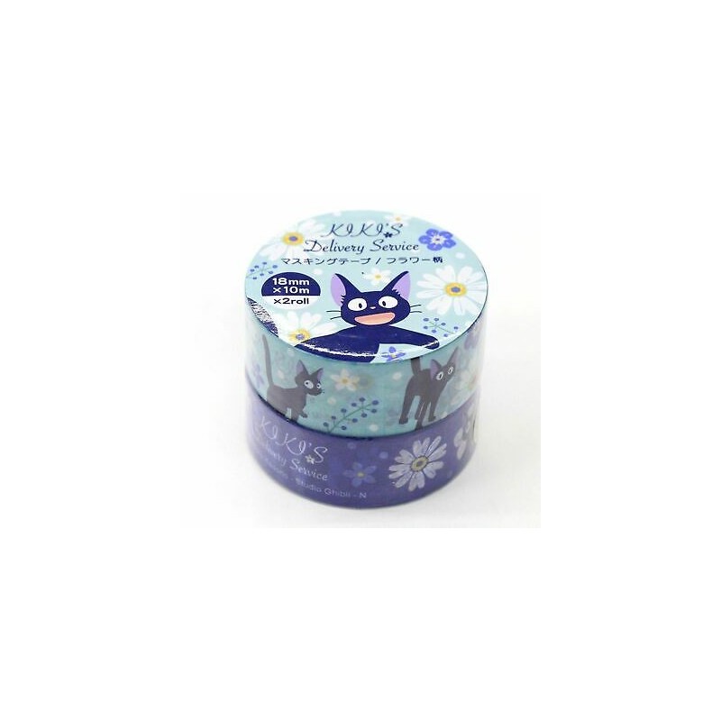 Masking Tape Jiji Motifs Fleurs KKiki la petite sorcière