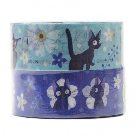 Petit matériel - Masking Tape Jiji Motifs Fleurs - KKiki la petite sorcière