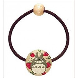 Accessoires - Élastique à Cheveux Totoro Gris Fraise - Mon Voisin Totoro