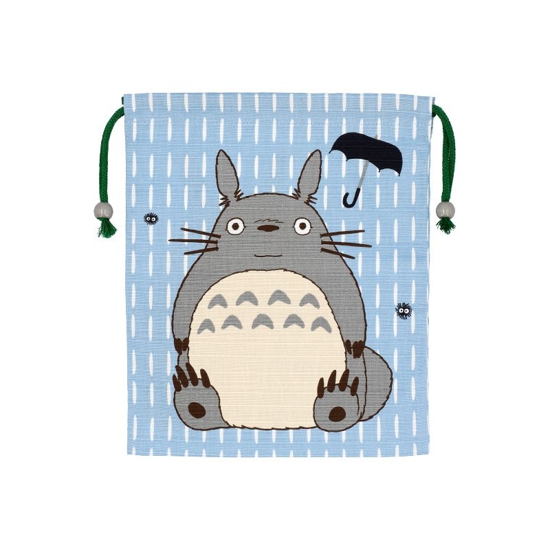 Sacs - Sacoche Tissu Bleue Totoro Gris - Mon Voisin Totoro