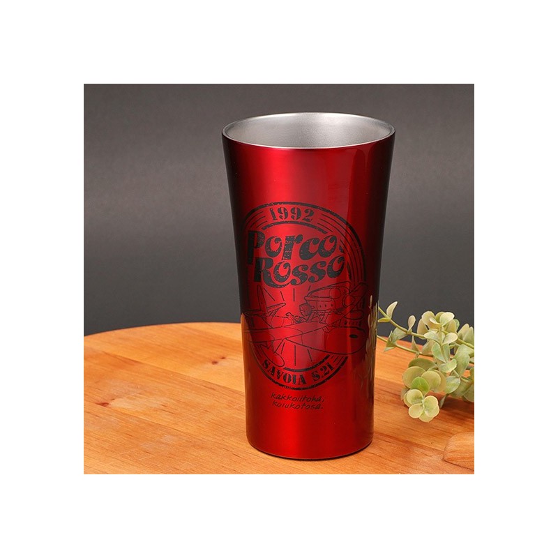 Kitchen and tableware - STAINLESS STEEL 400ML TUMBLER WHO’S AWESOME? - PORCO ROSSO