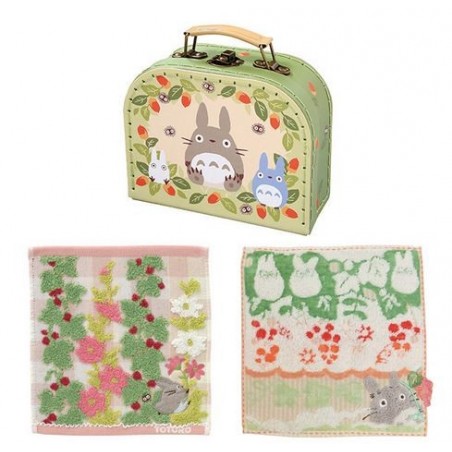 Household linen - TOTORO GIFT BOX WITH 2 MINI-TOWELS - MY NEIGHBOR TOTORO