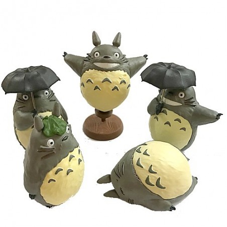 Figurines - Pose Collection Assort. de 6 Figurines Totoro 01 - Mon Voisin Totoro