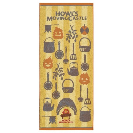 Household linen - Towel Calcifer’s Kitchen 34x80 cm - Howl's Moving Castle