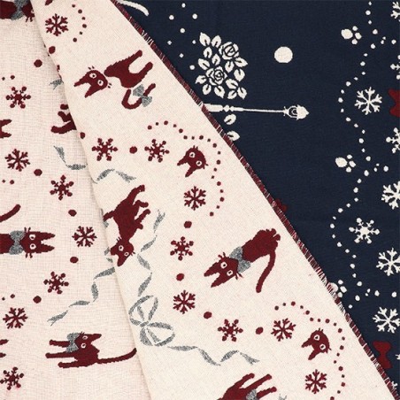 Textile - Etole Avec Boutons Kiki La Ville Sous La Neige - Kiki la petite sorci