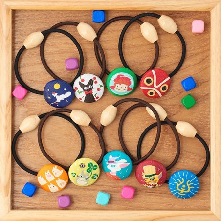 Accessories - Button Style Hair Band San's Mask - Princess Mononoke