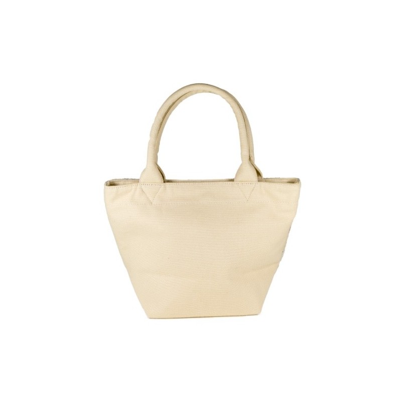 Bags - EMBROIDERED HAND BAG TOTORO ACORN IVORY - MY NEIGHBOR TOTORO