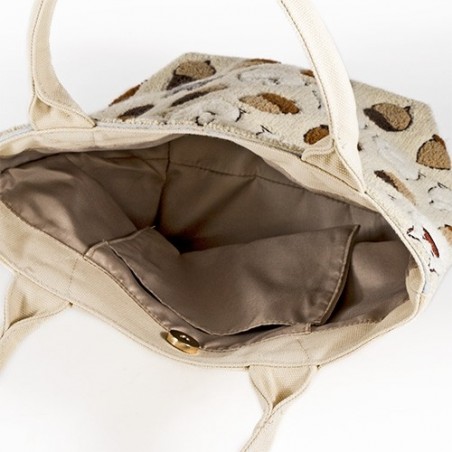 Sacs - Sac Brode Beige Totoro Noisettes - Mon Voisin Totoro