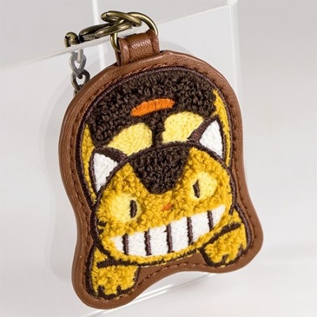 Keychains - FLUFFY SERIES KEY RING CAT BUS - MY NEIGHBOR TOTORO