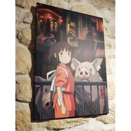 Wood Pannel - Ghibli - Spirited Away - 35x50cm Wood Panel