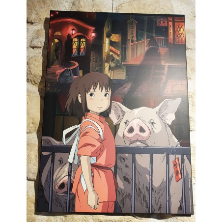 Wood Pannel - Ghibli - Spirited Away - 35x50cm Wood Panel