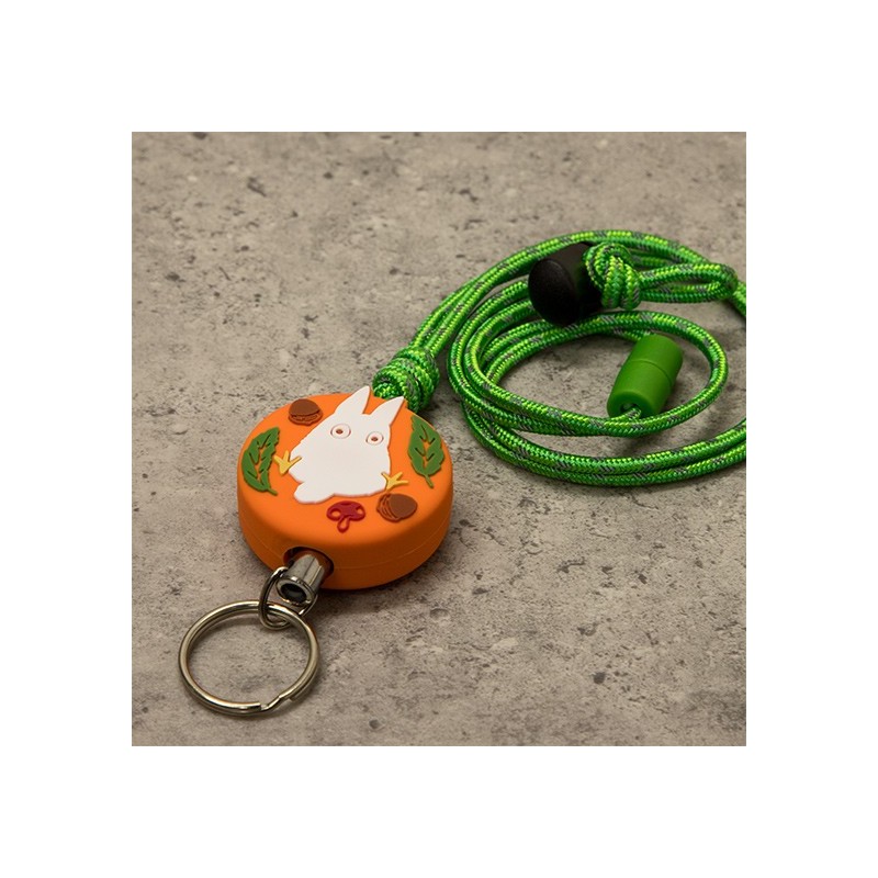 Llavero con correa - Correa Laniere Totoro Blanco- Mi vecino Totoro