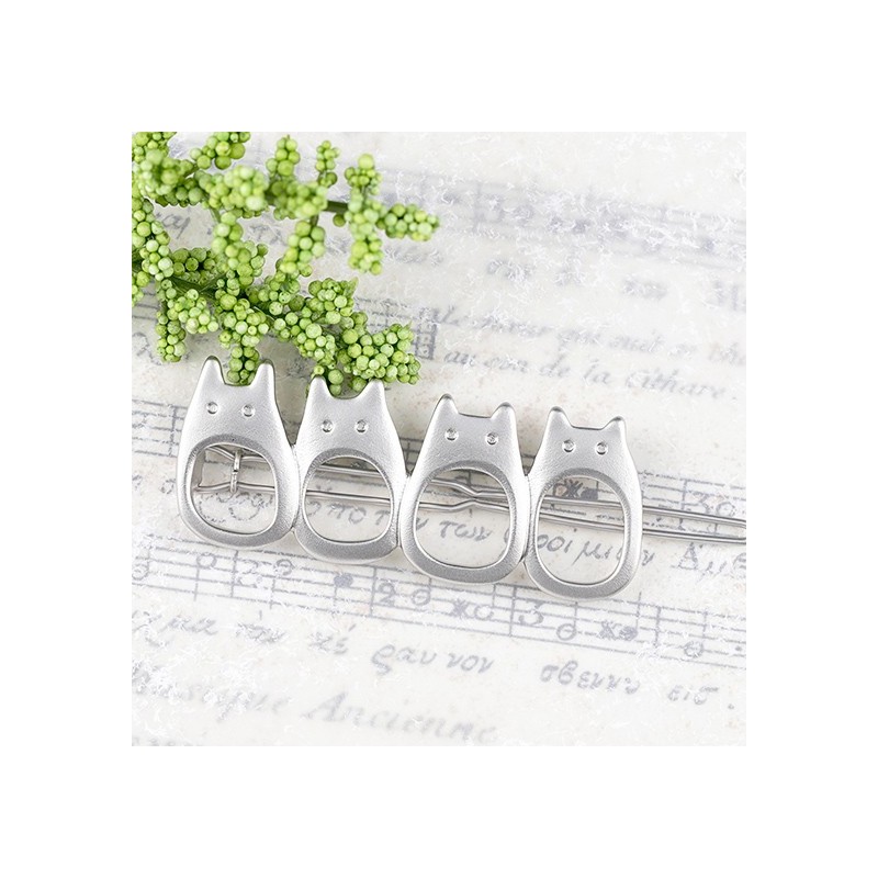 Jewellery - SMALL TOTORO SERIES HAIR PIN TOTORO ROW- MY NEIGHBOR TOTORO