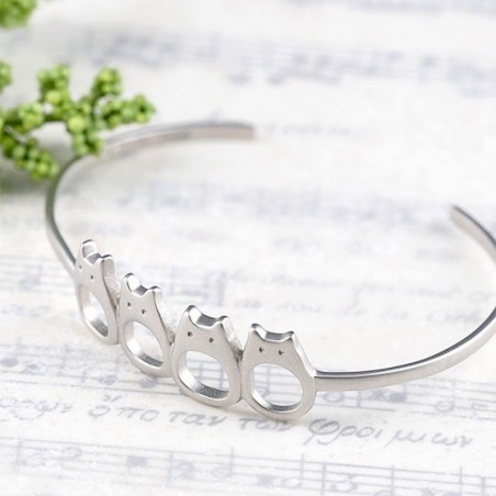 Jewellery - White Totoro Metal Garland Bracelet - My Neighbor Totoro