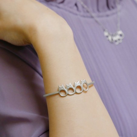 Jewellery - White Totoro Metal Garland Bracelet - My Neighbor Totoro