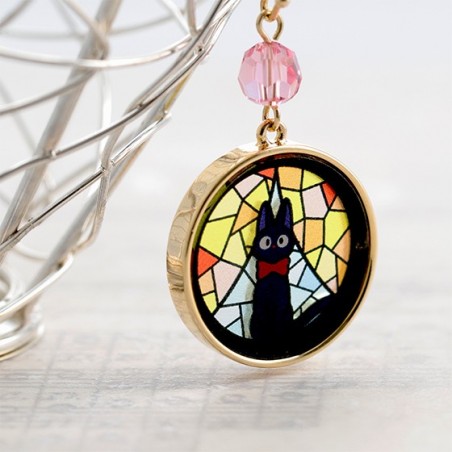 Jewellery - STAINED GLASS SERIES - PIERCED EARRINGS KIKI- KIKI'S DELIVERY