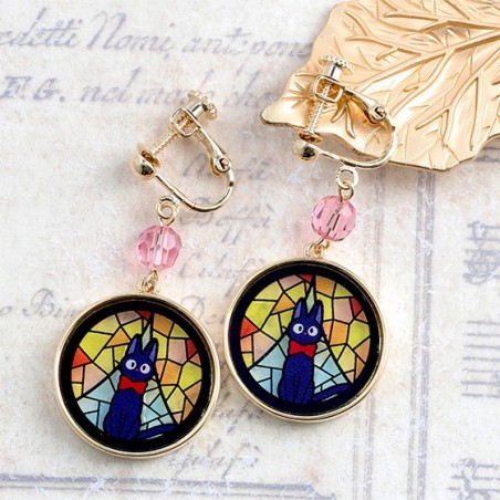 Jewellery - STAINED GLASS SERIES - EARRINGS KIKI- KIKI'S DELIVERY