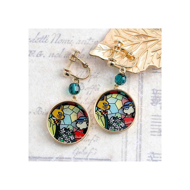 ◆HYERES LOR◆ [BYER] (W) BOLSTONE EARRINGS BH7E53735WBXXX Lotte Duty Free
